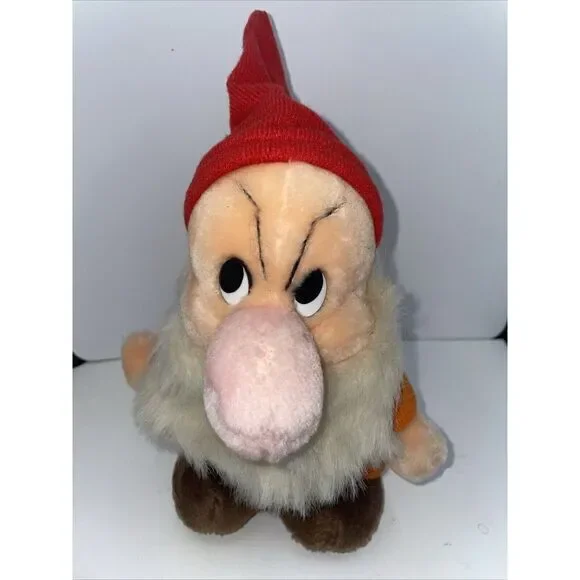 Vintage Disney Parks Plush Grumpy‎ Seven Dwarfs 7.5