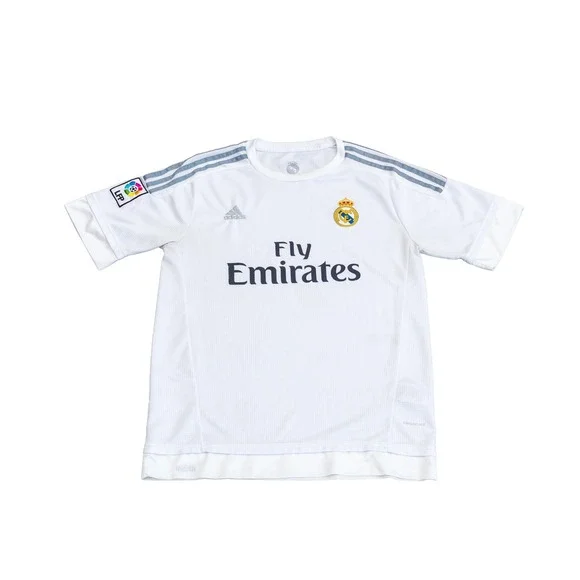REAL MADRID 2015 2016 HOME FOOTBALL SHIRT MENS ADIDAS JERSEY SIZE S