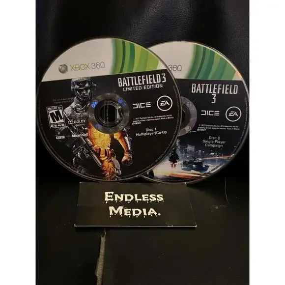 Battlefield 3 Microsoft Xbox 360 Loose Video Game
