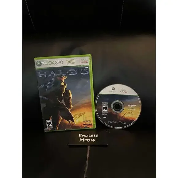Halo 3 Microsoft Xbox 360 Item and Box Video Game