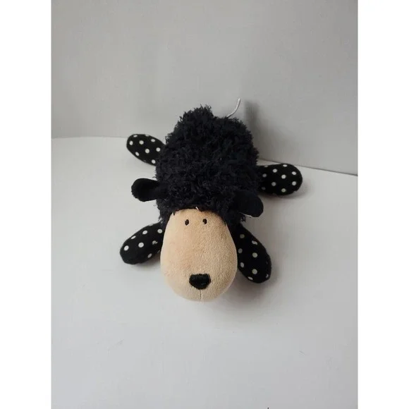 Gund Plush Black Sheep‎ Polka Dot Legs Cream Face Ears #46967 9