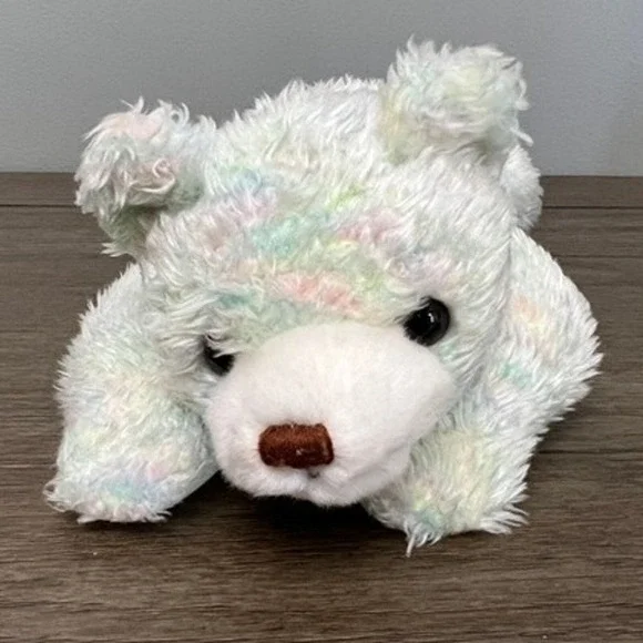 Vintage 2001 TY Beanie Buddy TyLux Gumdrop the Multicolor Bear