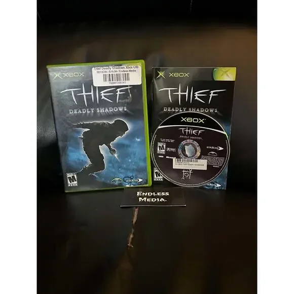 Thief Deadly Shadows Microsoft Xbox CIB Video Game