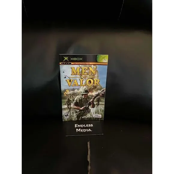 Men of Valor Microsoft Xbox Manual only Video Game