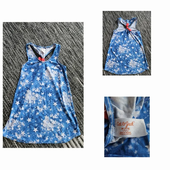 Cat & Jack Girls Summer Dress (Size M (7/8)
