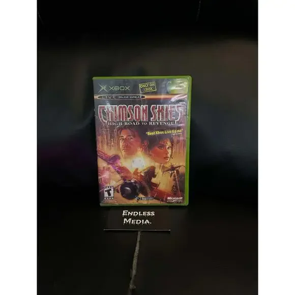 Crimson‎ Skies Microsoft Xbox Box only Video Game