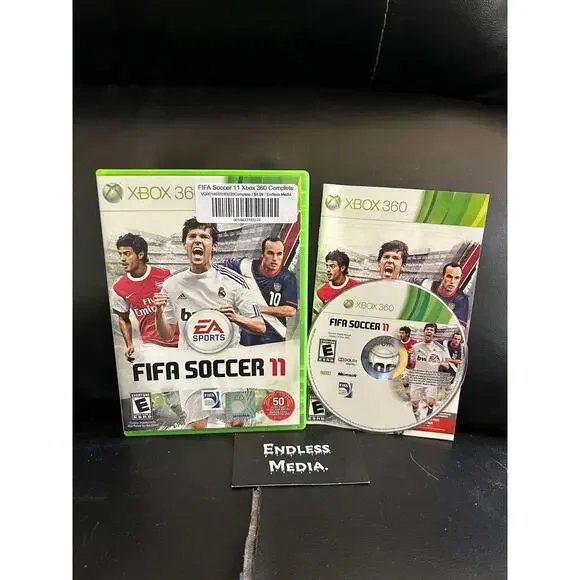 FIFA Soccer 11 Microsoft Xbox 360‎ CIB Video Game