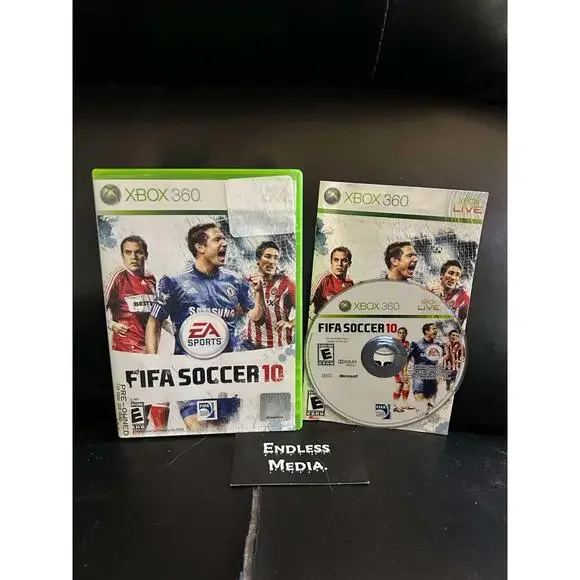 FIFA Soccer 10 Microsoft Xbox‎ 360 CIB Video Game