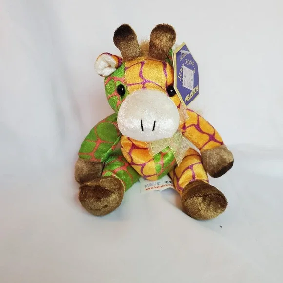 Vintage Kellytoy Giraffe Jewel-Tone Treasures Plush Toy‎ Giraffe 6