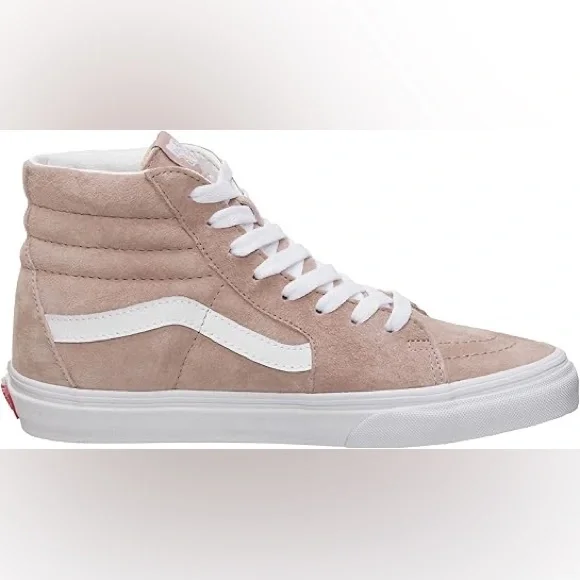 VANS Sk8-Hi, PigSkin Pink Skate Hightop Size Mens 7