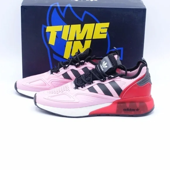 SLD NEW adidas Originals Ninja ZX 2K Boost Sneakers FZ0454 True Pink