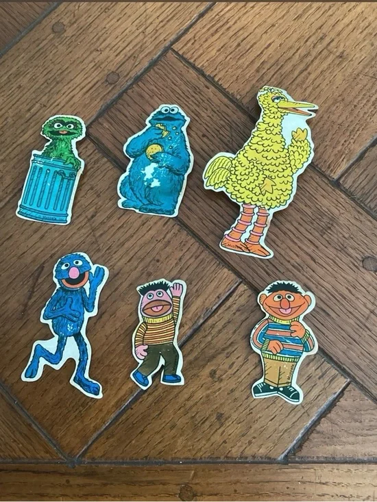 Sesame Street Character Magnet Set - Big Bird, Cookie Monster & Friends