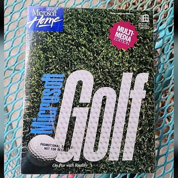 Microsoft Golf: Multimedia Edition (PC, 1993) Sealed