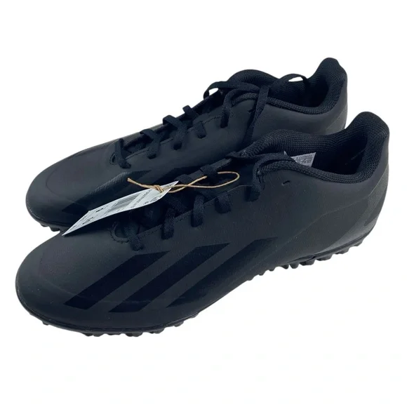 NWT ADIDAS X CRAZYFAST.4 TF SOCCER SNEAKER Black Mens 9