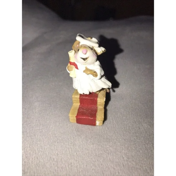 Vintage Wee Forest Folk M-161 Graduation Day Retired 1989 Petersen EUC