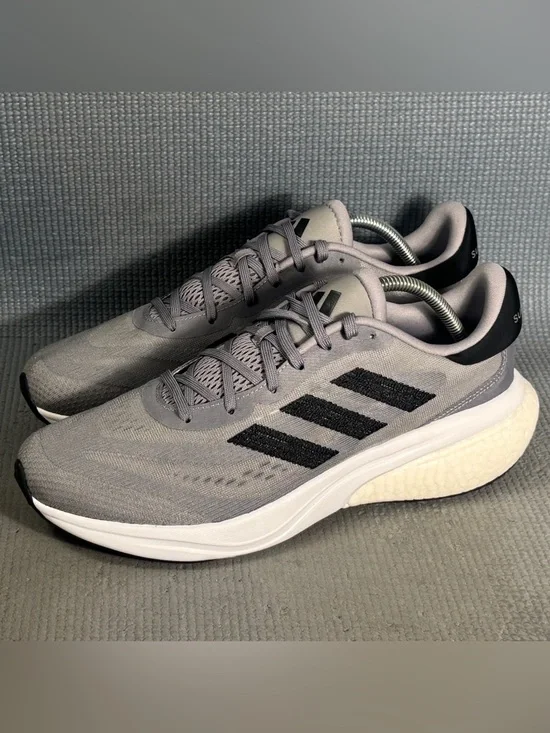 Adidas Supernova 3 Gray Running Shoes Men’s Size 10