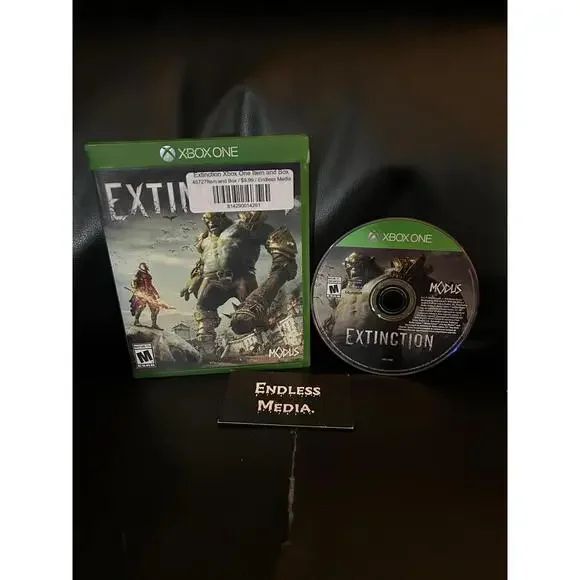 Extinction Microsoft Xbox One Item and Box Video Game