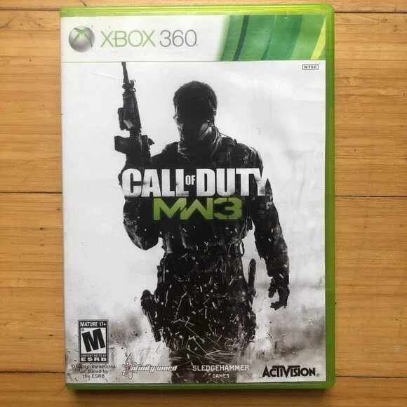 Call of Duty MW3 (Microsoft XBOX 360, 2011) *NO DISC*