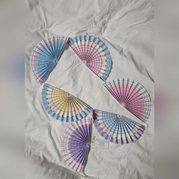 Colorful Patterned Hand Fans