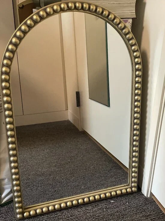 Beautiful Gold Arched Mirror