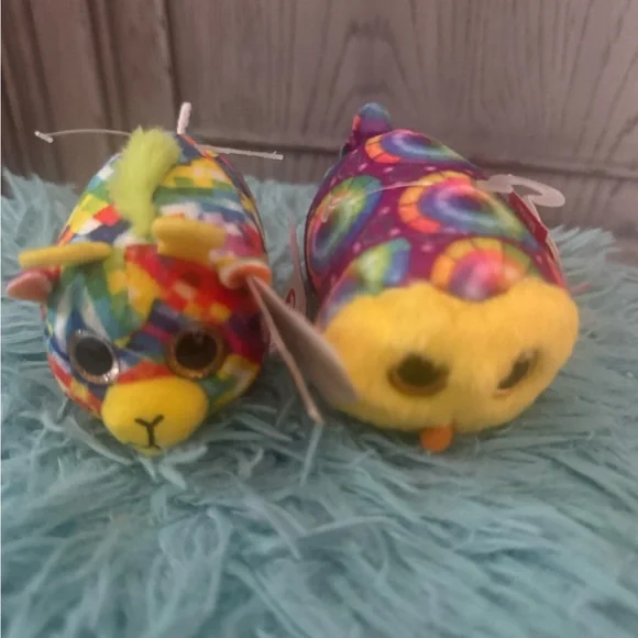 Colorful Plush Small TY! NWT!