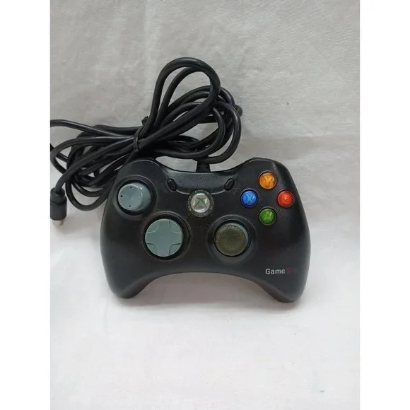 Microsoft Xbox 360 Wired Controller Black Gamestop USB
