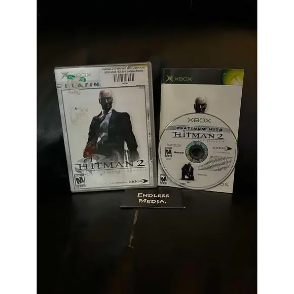 Hitman 2 [Platinum Hits] Microsoft Xbox CIB Video Game