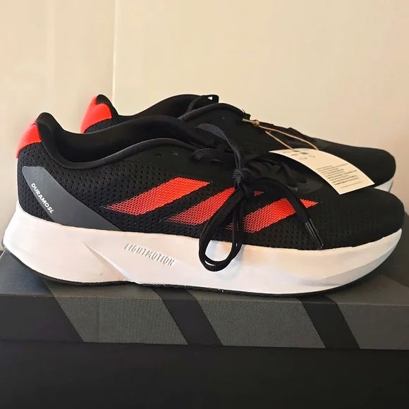 Adidas DuRamo SLM MENS SIZE 11 5 NEW with box sneakers shoes On Sale