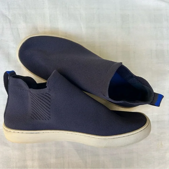 Rothy’s The Chelsea Boot Navy Slip-On Sneakers