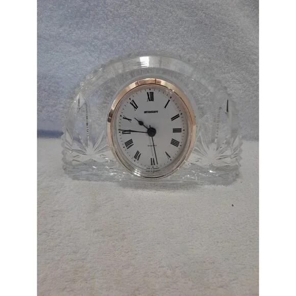 Shannon crystal vintage desk clock