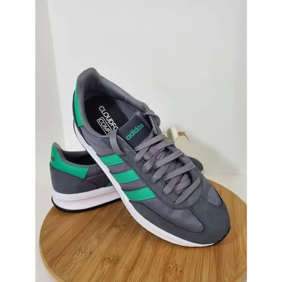 adidas Run 70s 2.0 Sneakers Grey Green Men's 8 NIB