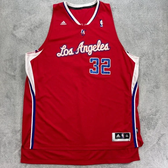 Adidas Basketball Jersey Men 3XL Red Blake Griffin #32 Los Angeles Clippers NBA