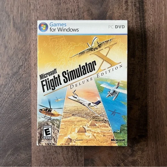 Microsoft Game Flight Simulator X Deluxe Edition PC DVD