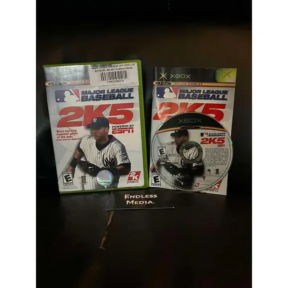 Major League Baseball 2K5 Microsoft Xbox CIB Video Game