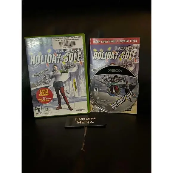 Outlaw Golf: Holiday Golf Microsoft Xbox CIB Video Game