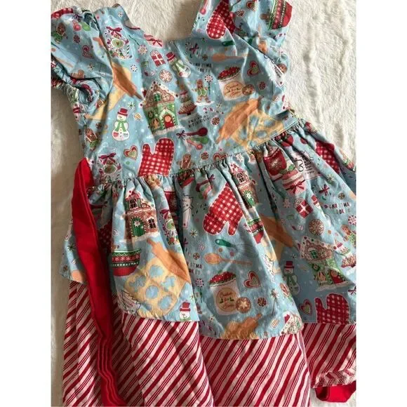 Custom Made Holiday Dress 4T