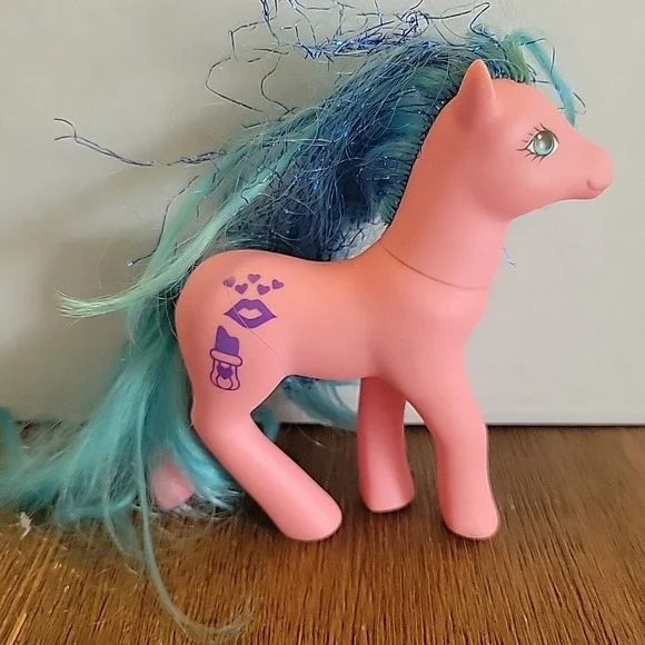 Vintage My Little Pony G1 1988 Sweetheart Sister Sweet Kisses MLP‎ Happy Hugs