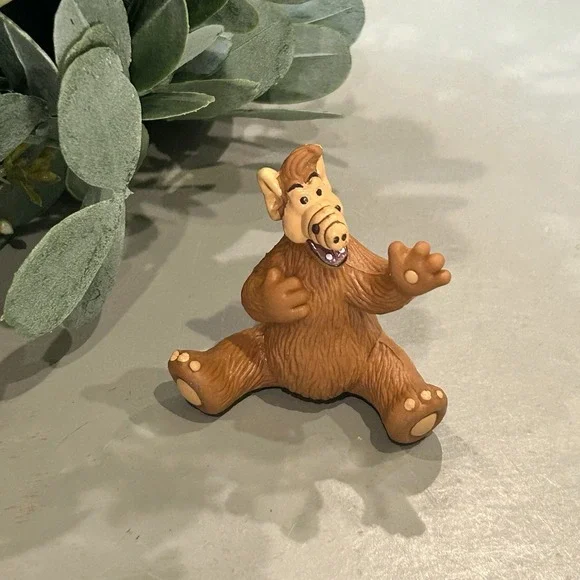 Vintage ALF Soft‎ PVC Figure Russ Toys 80's TV Alien Sitting Figurine Mini