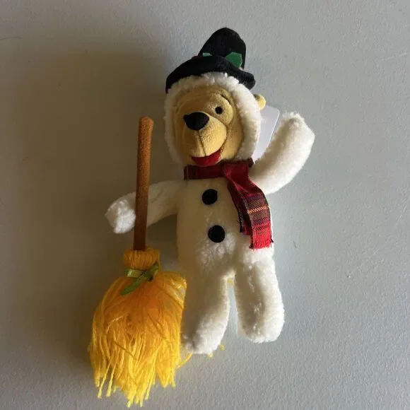 WINNIE‎ THE POOH SNOWMAN POOH DISNEY MINI BEAN BAG 8
