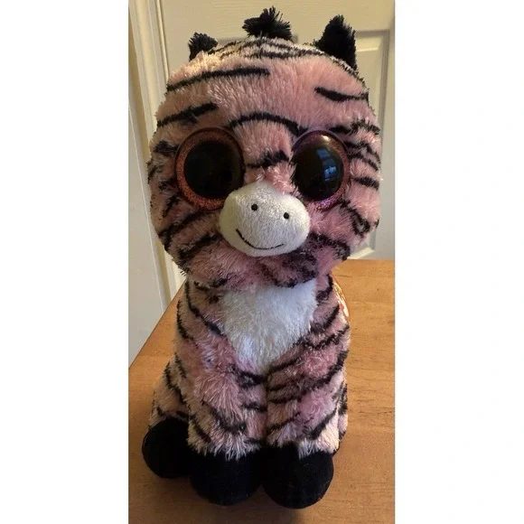Ty Beanie Boo Zoey Pink‎ Zebra 6