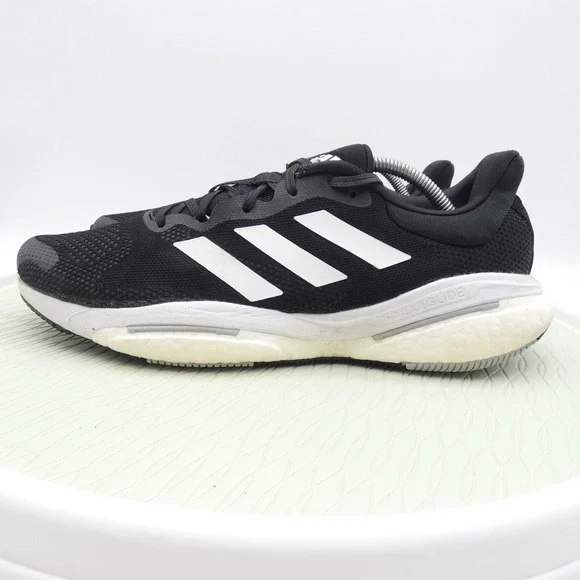 Adidas Solarglide 5 Mens Running Shoes Black White GX5468 Size 11