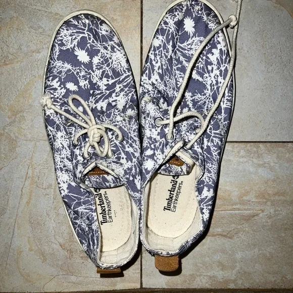 Timberland floral sneakers