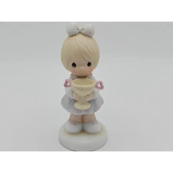 Precious Moments 520829 Enesco You Are My Number One Girl Figurine Taiwan 1988