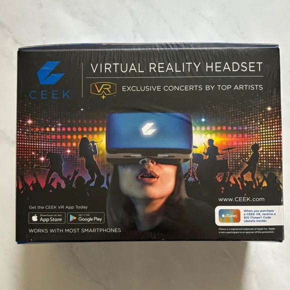 NWT! Ceek Virtual Reality VR headset