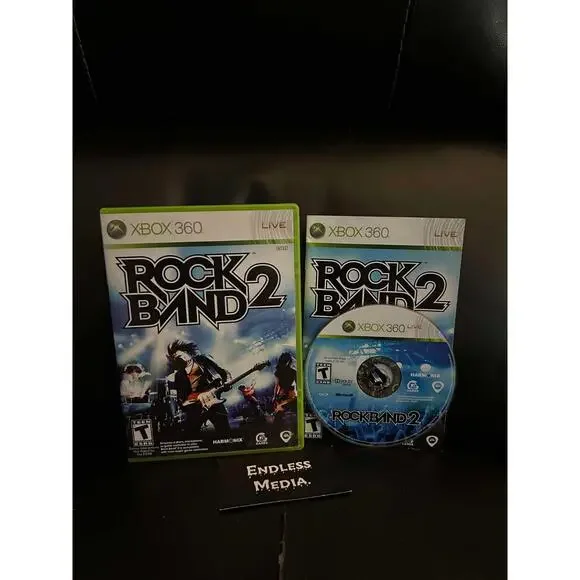Rock Band 2 (game only) Microsoft Xbox 360 CIB Video Game