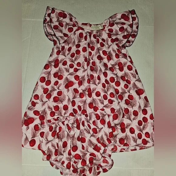 Kate Spade Cherry Print Dress SZ 24 Months 🍒