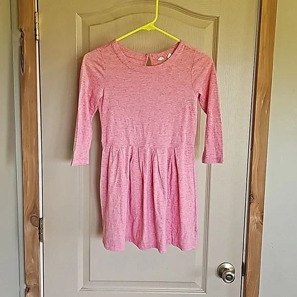 GAP Kids size 10 long sleeve pink dress 👚