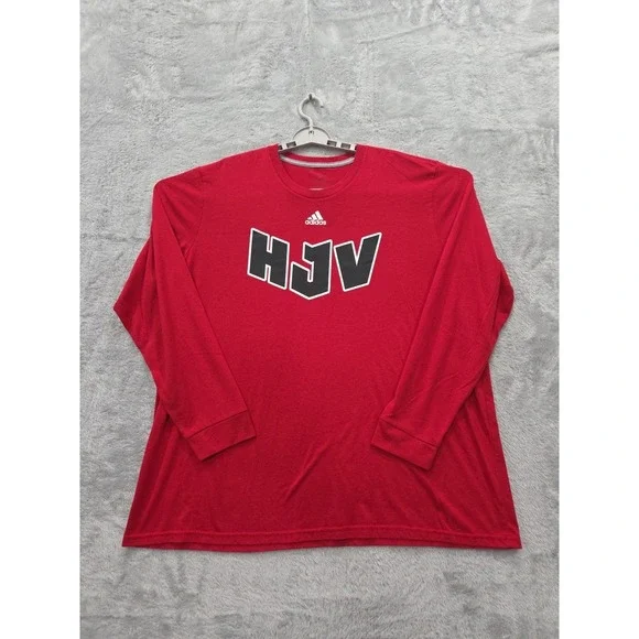adidas go to performance tee Shirt Long Slip Sz XXL Hjv Logo