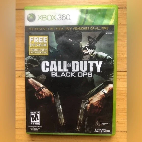Call of Duty Black Ops (Microsoft XBOX 360, 2010) NO DISC