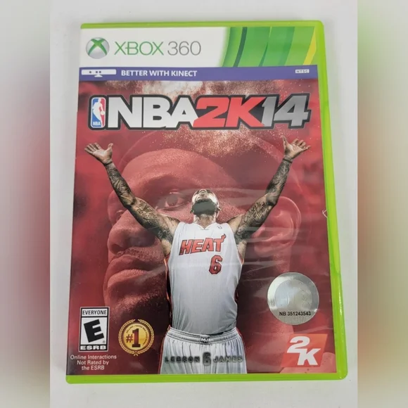 NBA 2K14 Microsoft Xbox 360, 2013 Basketball Game Preowned